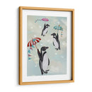 Pingüinos Flotantes - Fab Funky | Cuadro decorativo de Canvas Lab