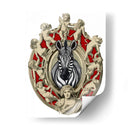 Placa De La Cabeza De La Cebra - Fab Funky | Cuadro decorativo de Canvas Lab