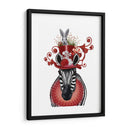 Sombrero De Cebra Y Conejito - Fab Funky | Cuadro decorativo de Canvas Lab
