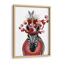 Sombrero De Cebra Y Conejito - Fab Funky | Cuadro decorativo de Canvas Lab