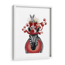 Sombrero De Cebra Y Conejito - Fab Funky | Cuadro decorativo de Canvas Lab