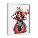 Sombrero De Cebra Y Conejito - Fab Funky | Cuadro decorativo de Canvas Lab