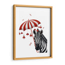 Cebra Con Paraguas 1, De Lado - Fab Funky | Cuadro decorativo de Canvas Lab
