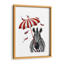 Cebra Con Paraguas 2, Adelante - Fab Funky | Cuadro decorativo de Canvas Lab