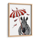 Cebra Con Paraguas 2, Adelante - Fab Funky | Cuadro decorativo de Canvas Lab