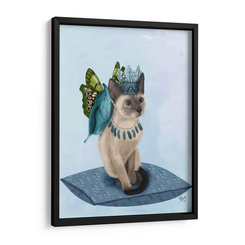 Gato Con Alas De Mariposa Azul - Fab Funky | Cuadro decorativo de Canvas Lab