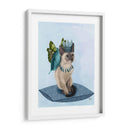 Gato Con Alas De Mariposa Azul - Fab Funky | Cuadro decorativo de Canvas Lab