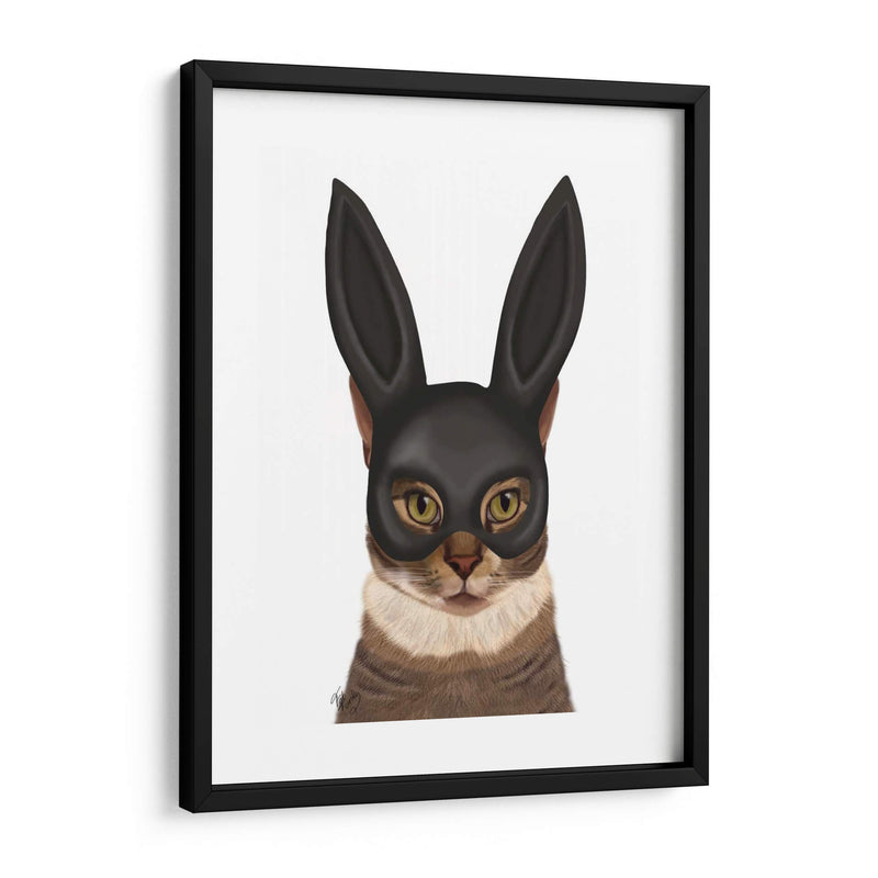 Gato Con Máscara De Conejito - Fab Funky | Cuadro decorativo de Canvas Lab