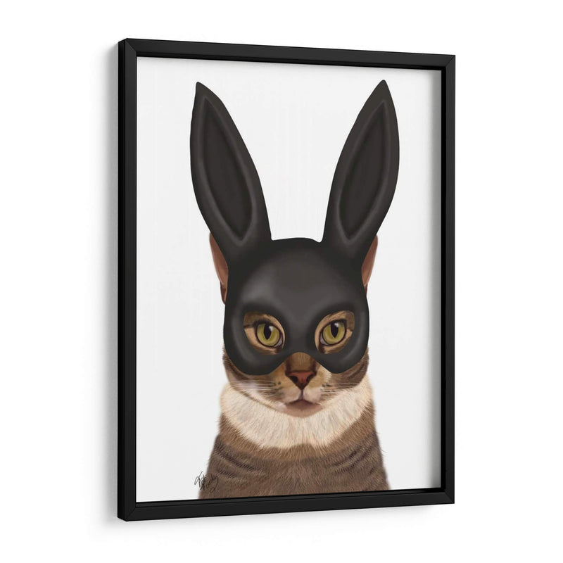 Gato Con Máscara De Conejito - Fab Funky | Cuadro decorativo de Canvas Lab