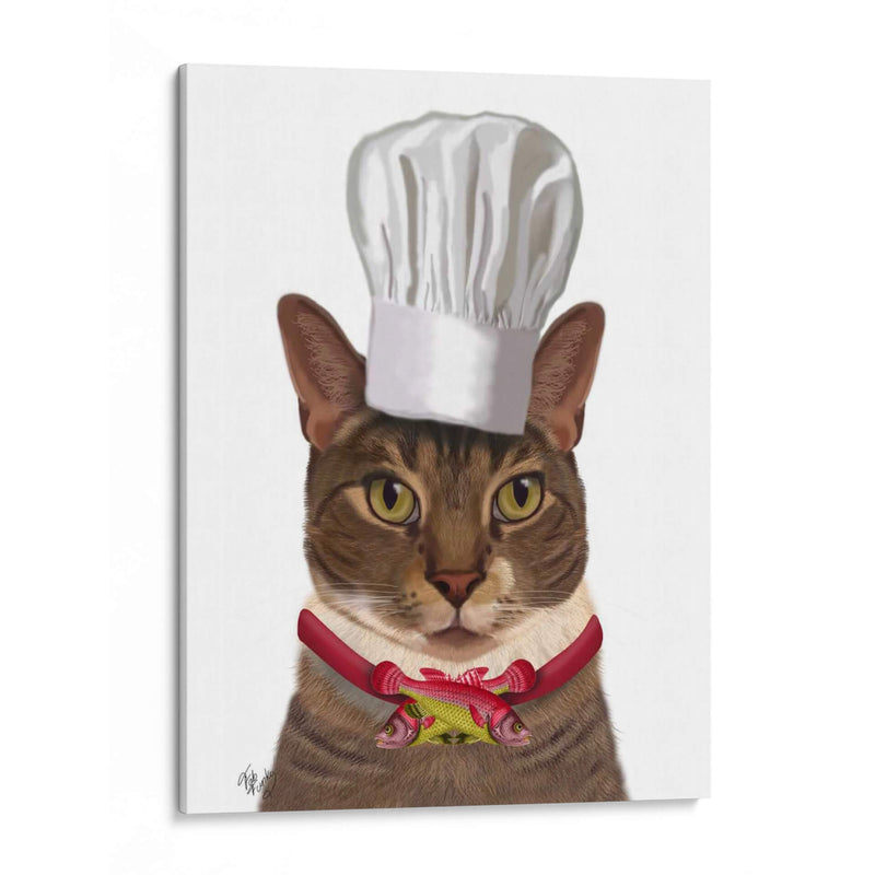 Chef De Gato - Fab Funky | Cuadro decorativo de Canvas Lab