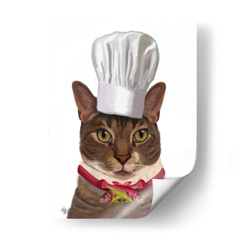 Chef De Gato - Fab Funky | Cuadro decorativo de Canvas Lab