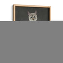 Gato Gris Con Rosa Blanca - Fab Funky | Cuadro decorativo de Canvas Lab