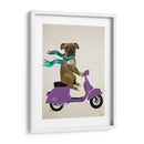 Boxeador En Ciclomotor - Fab Funky | Cuadro decorativo de Canvas Lab