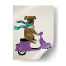 Boxeador En Ciclomotor - Fab Funky | Cuadro decorativo de Canvas Lab