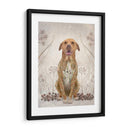 Pit Bull Con Tatuaje Floral - Fab Funky | Cuadro decorativo de Canvas Lab