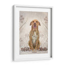 Pit Bull Con Tatuaje Floral - Fab Funky | Cuadro decorativo de Canvas Lab