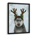Husky Y Astas - Fab Funky | Cuadro decorativo de Canvas Lab
