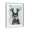 Husky Y Astas - Fab Funky | Cuadro decorativo de Canvas Lab