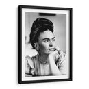 Frida en su pensar | Cuadro decorativo de Canvas Lab