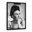 Frida en su pensar | Cuadro decorativo de Canvas Lab