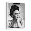 Frida en su pensar | Cuadro decorativo de Canvas Lab