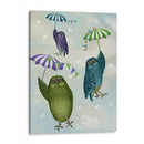 Búhos Con Paraguas - Fab Funky | Cuadro decorativo de Canvas Lab