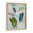 Búhos Con Paraguas - Fab Funky | Cuadro decorativo de Canvas Lab