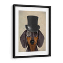 Dachshund, Hound Formal Y Sombrero - Fab Funky | Cuadro decorativo de Canvas Lab
