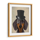 Dachshund, Hound Formal Y Sombrero - Fab Funky | Cuadro decorativo de Canvas Lab