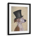 Greyhound, Hound Formal Y Sombrero - Fab Funky | Cuadro decorativo de Canvas Lab
