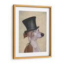 Greyhound, Hound Formal Y Sombrero - Fab Funky | Cuadro decorativo de Canvas Lab