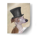 Greyhound, Hound Formal Y Sombrero - Fab Funky | Cuadro decorativo de Canvas Lab