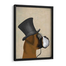 Boxeador, Hound Formal Y Sombrero - Fab Funky | Cuadro decorativo de Canvas Lab