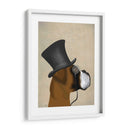 Boxeador, Hound Formal Y Sombrero - Fab Funky | Cuadro decorativo de Canvas Lab
