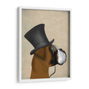 Boxeador, Hound Formal Y Sombrero - Fab Funky | Cuadro decorativo de Canvas Lab