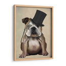 Bulldog Inglés, Hound Formal Y Sombrero - Fab Funky | Cuadro decorativo de Canvas Lab