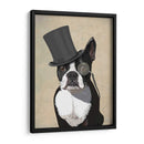 Boston Terrier, Hound Formal Y Sombrero - Fab Funky | Cuadro decorativo de Canvas Lab