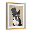 Boston Terrier, Hound Formal Y Sombrero - Fab Funky | Cuadro decorativo de Canvas Lab