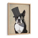 Boston Terrier, Hound Formal Y Sombrero - Fab Funky | Cuadro decorativo de Canvas Lab