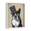Boston Terrier, Hound Formal Y Sombrero - Fab Funky | Cuadro decorativo de Canvas Lab