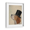 Beagle, Hound Formal Y Sombrero - Fab Funky | Cuadro decorativo de Canvas Lab