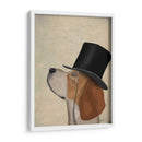 Beagle, Hound Formal Y Sombrero - Fab Funky | Cuadro decorativo de Canvas Lab