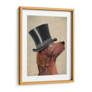 Setter Rojo, Sabueso Formal Y Sombrero - Fab Funky | Cuadro decorativo de Canvas Lab