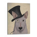 Bull Terrier, Hound Formal Y Sombrero - Fab Funky | Cuadro decorativo de Canvas Lab