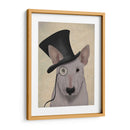 Bull Terrier, Hound Formal Y Sombrero - Fab Funky | Cuadro decorativo de Canvas Lab