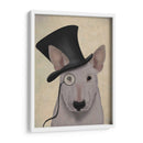 Bull Terrier, Hound Formal Y Sombrero - Fab Funky | Cuadro decorativo de Canvas Lab