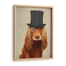 Cocker Spaniel, Hound Formal Y Sombrero - Fab Funky | Cuadro decorativo de Canvas Lab