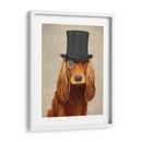 Cocker Spaniel, Hound Formal Y Sombrero - Fab Funky | Cuadro decorativo de Canvas Lab