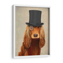 Cocker Spaniel, Hound Formal Y Sombrero - Fab Funky | Cuadro decorativo de Canvas Lab