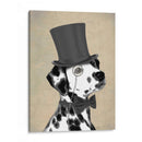 Dalmático, Sabueso Formal Y Sombrero. - Fab Funky | Cuadro decorativo de Canvas Lab